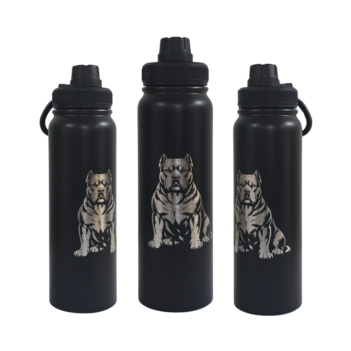 Stainless Steel Water Bottle - 750ml - American Bully