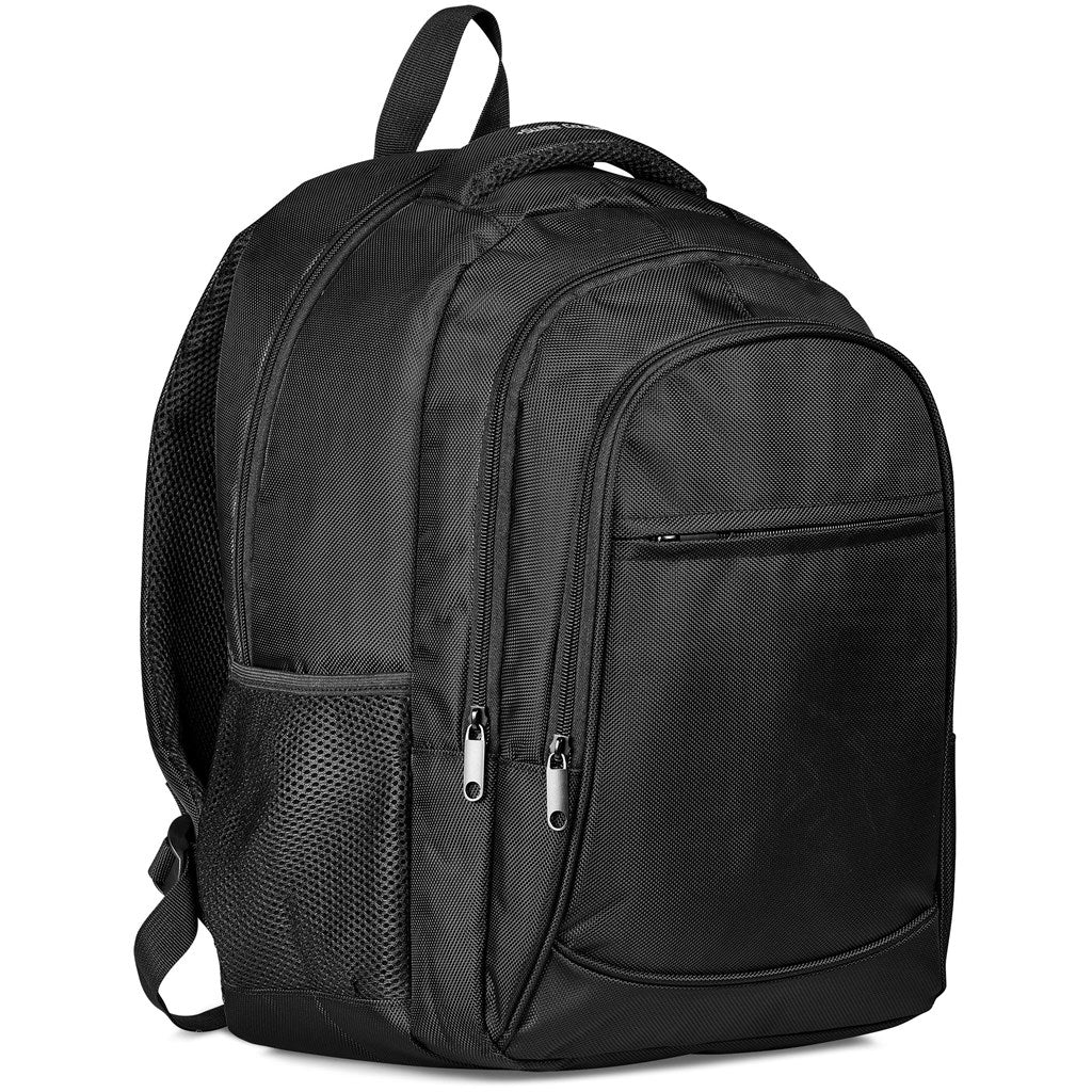 Swiss Cougar Boston Laptop Backpack in Black