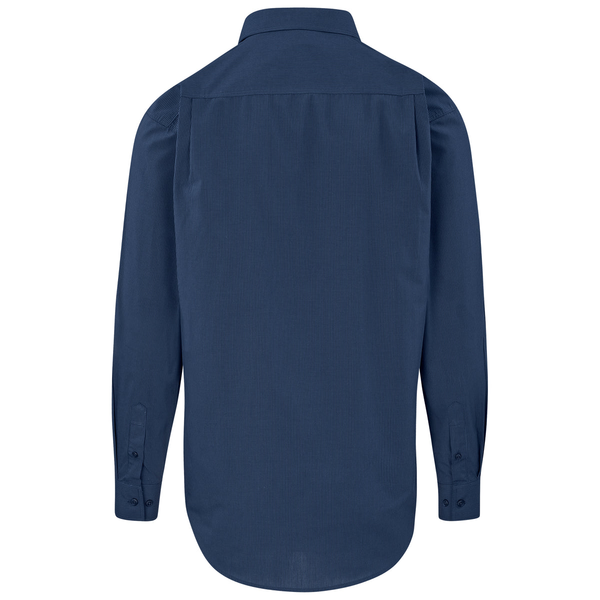 Mens Long Sleeve Micro Check Shirt
