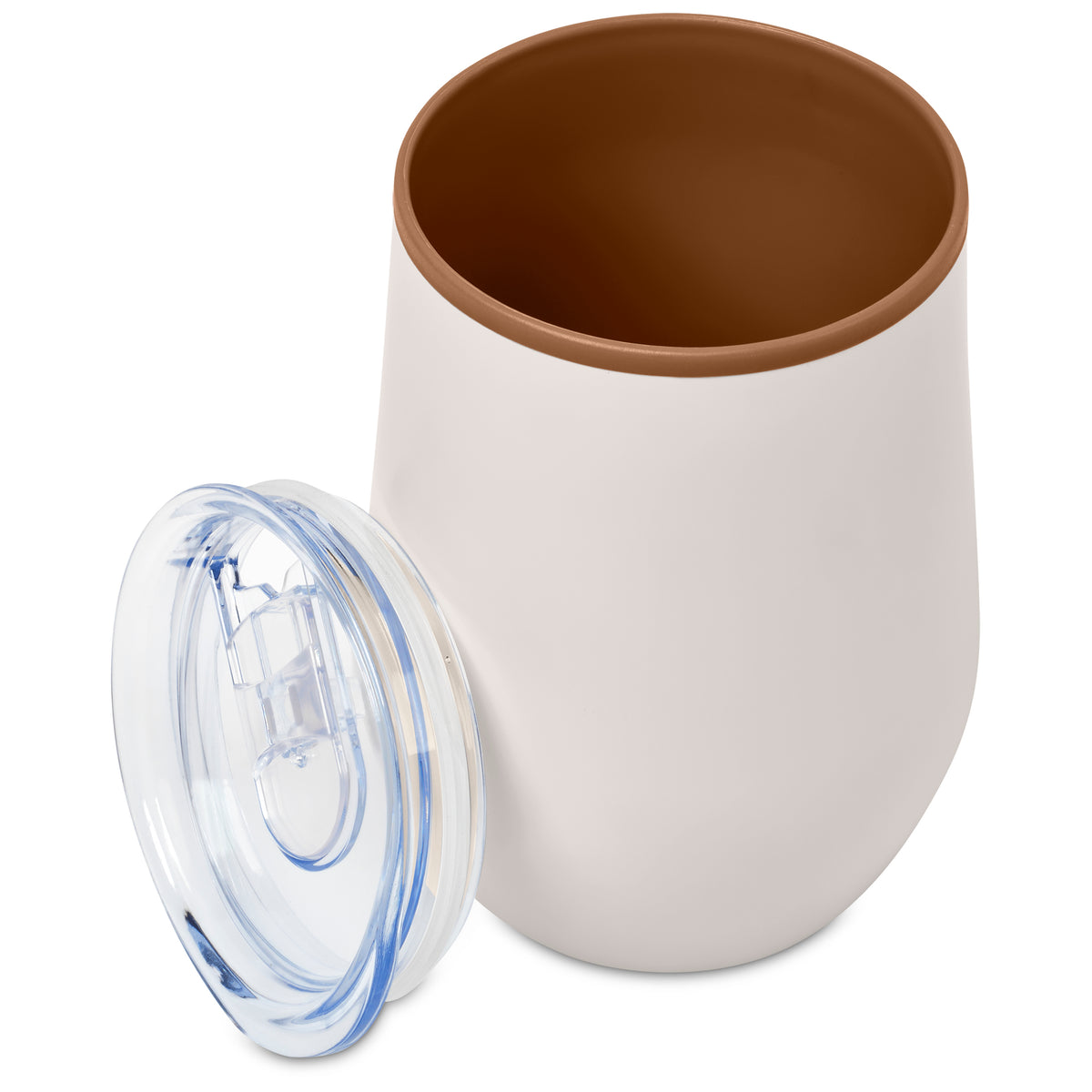 Serendipio Ovolo Stainless Steel & Plastic Double-Wall Tumbler – 350ml