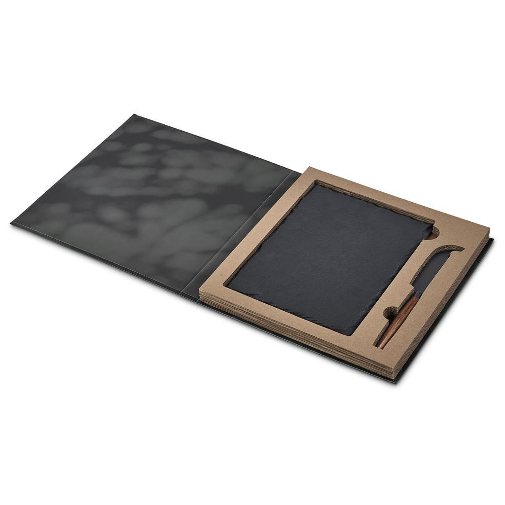 Andy Cartwright Clarens Slate Cheese Board Set Black