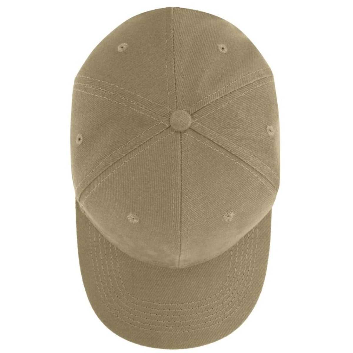 6 Panel Brushed Cotton Cap