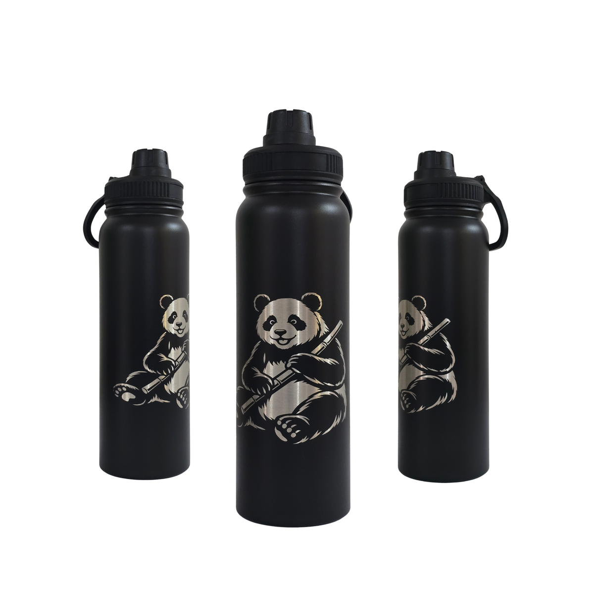 Stainless Steel Water Bottle - 750ml - Panda