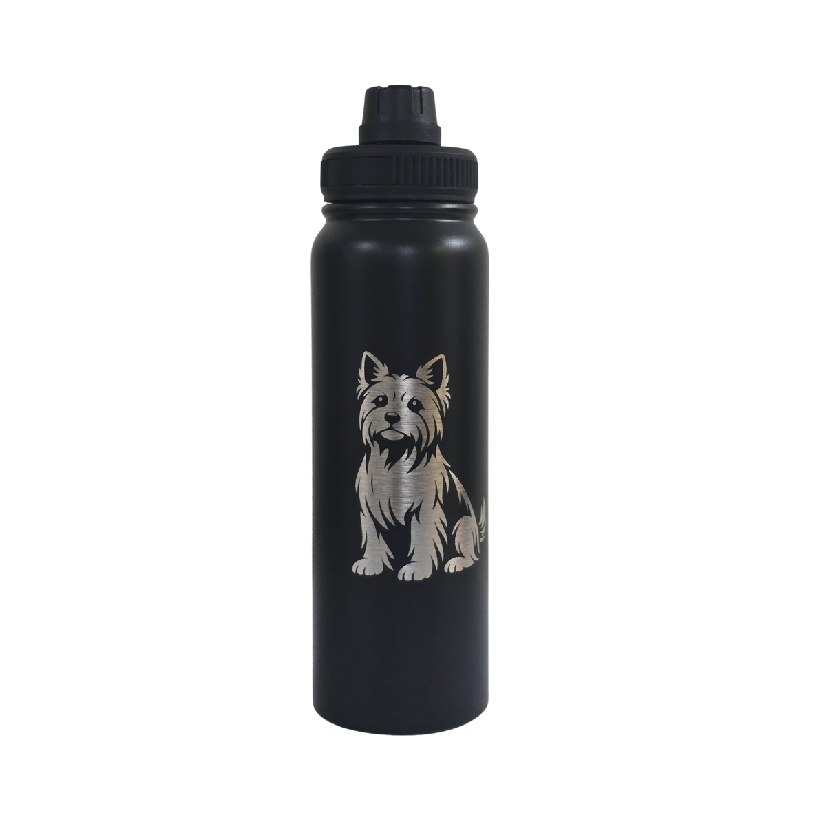 The Loyal Companions stainless steel water bottle collection - laser-engraved German Shepherd bottle