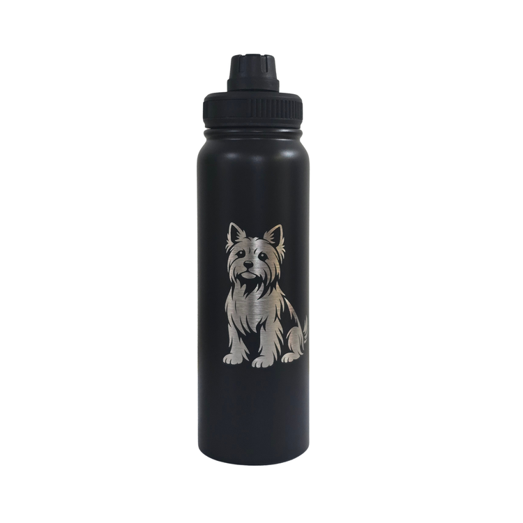 The Loyal Companions stainless steel water bottle collection - laser-engraved German Shepherd bottle