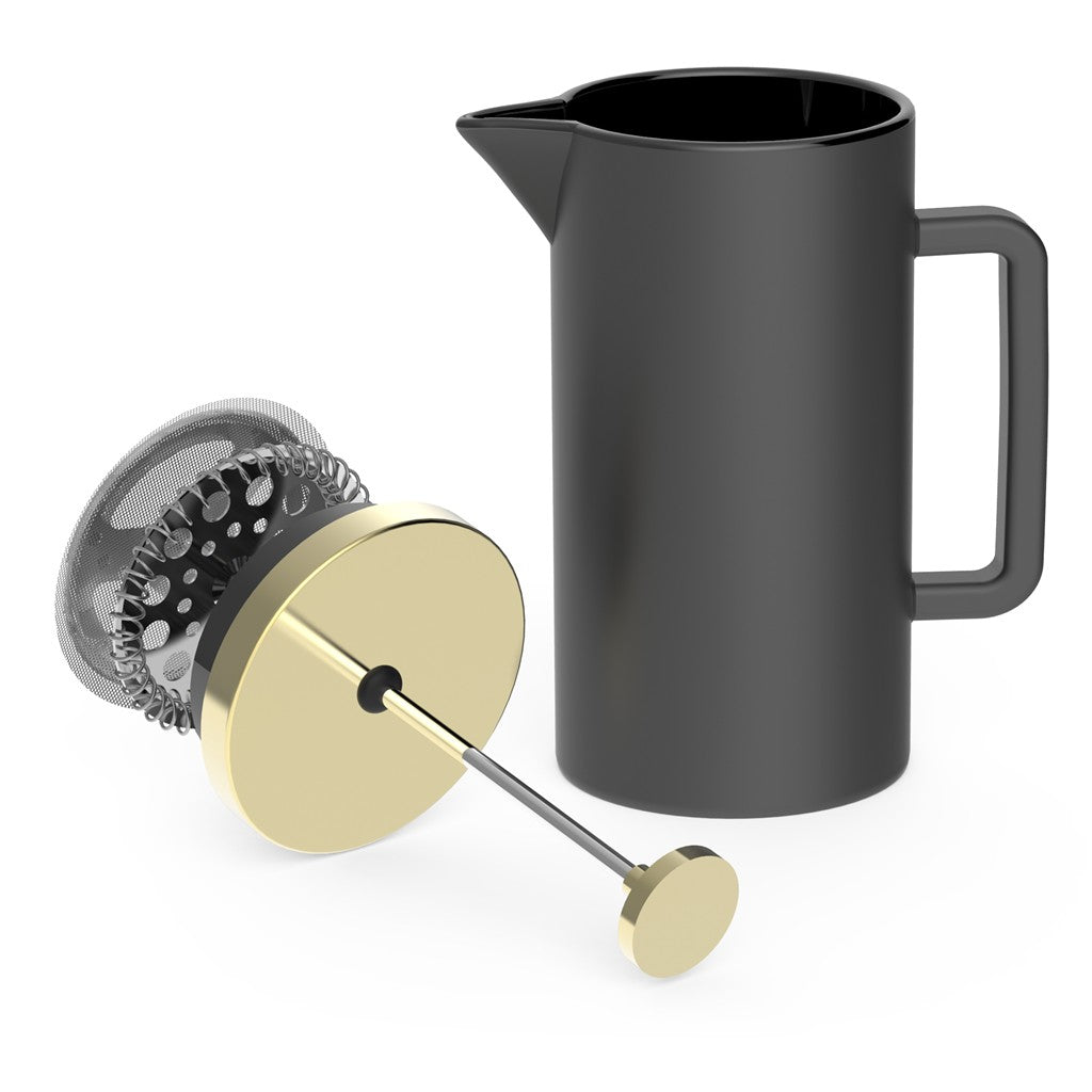 Andy Cartwright Afrique Dusk Coffee Press & Mug Set Black