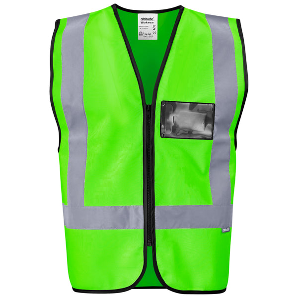 Direction En4 Hi-Viz Reflective Full Zip Vest