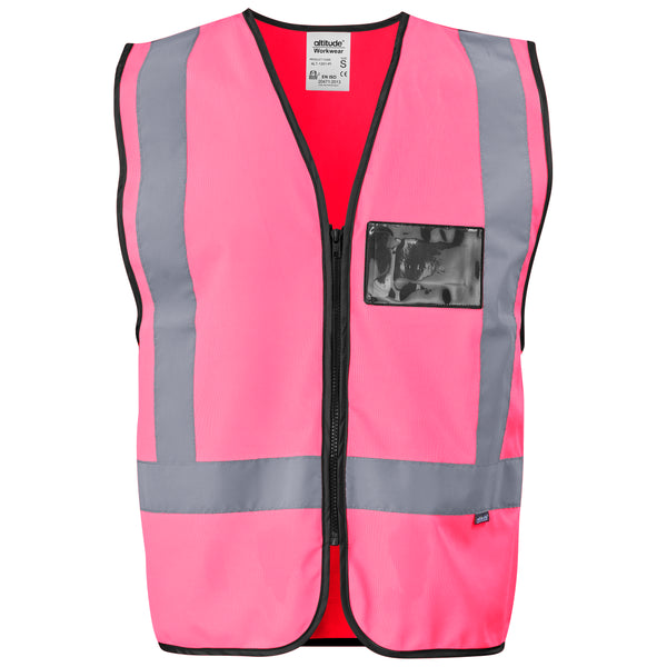 Direction En4 Hi-Viz Reflective Full Zip Vest