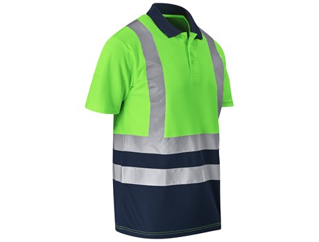 Surveyor Two-Tone Hi-Viz Reflective Golf Shirt
