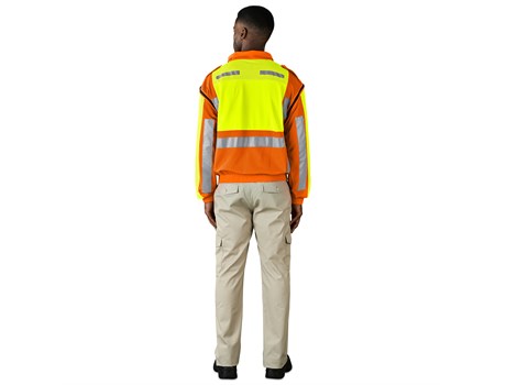 Metro Two-Tone Hi-Viz Reflective Zip-Off Jacket