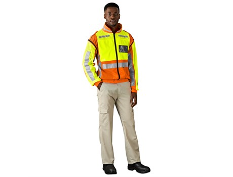 Metro Two-Tone Hi-Viz Reflective Zip-Off Jacket
