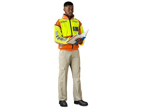 Metro Two-Tone Hi-Viz Reflective Zip-Off Jacket