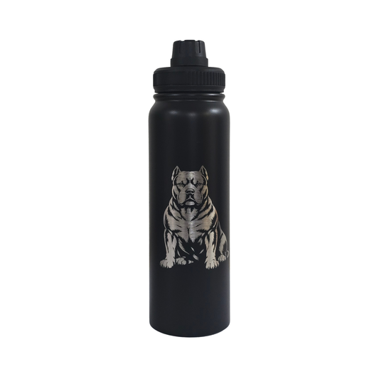 Stainless Steel Water Bottle - 750ml - American Bully