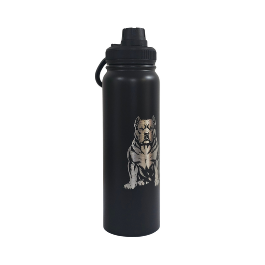 Stainless Steel Water Bottle - 750ml - American Bully