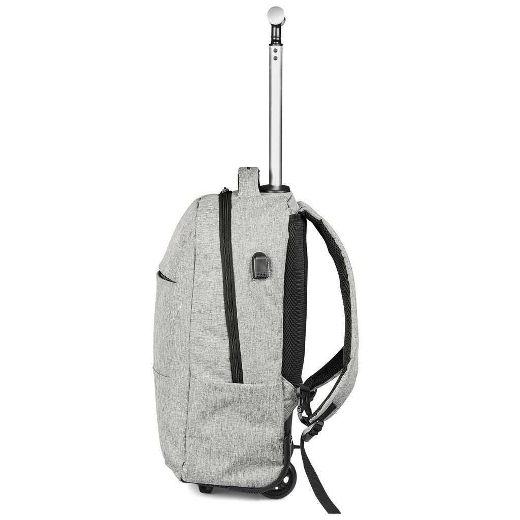 Swiss Cougar San Marino Laptop Trolley Backpack in Grey