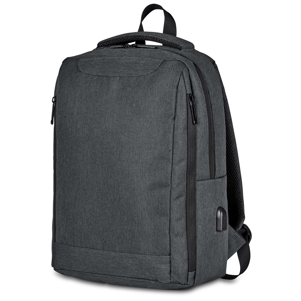 Swiss Cougar Vercelli Laptop Backpack in Dark Grey