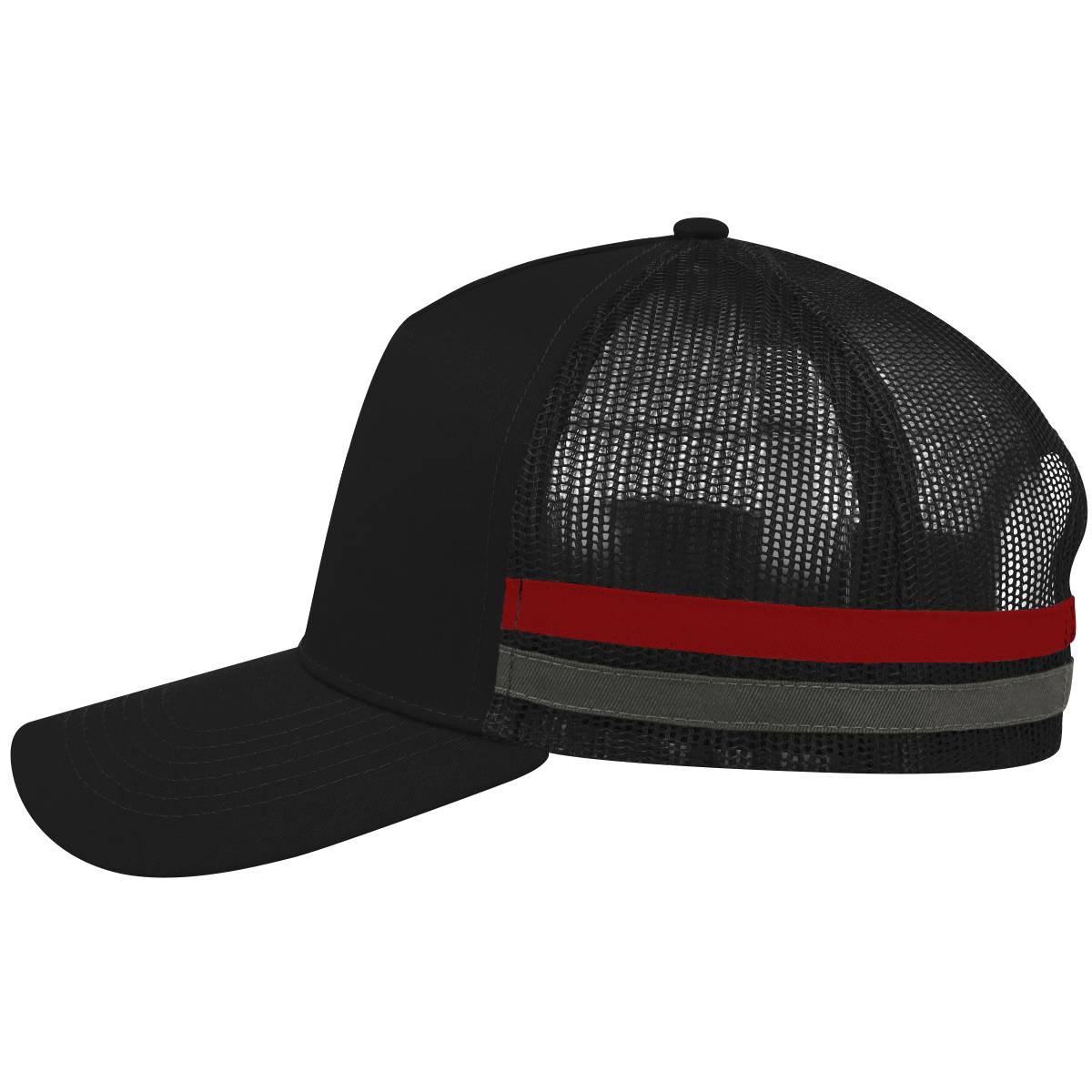Striped Trucker Cap