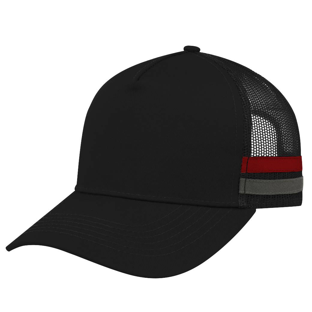 Striped Trucker Cap