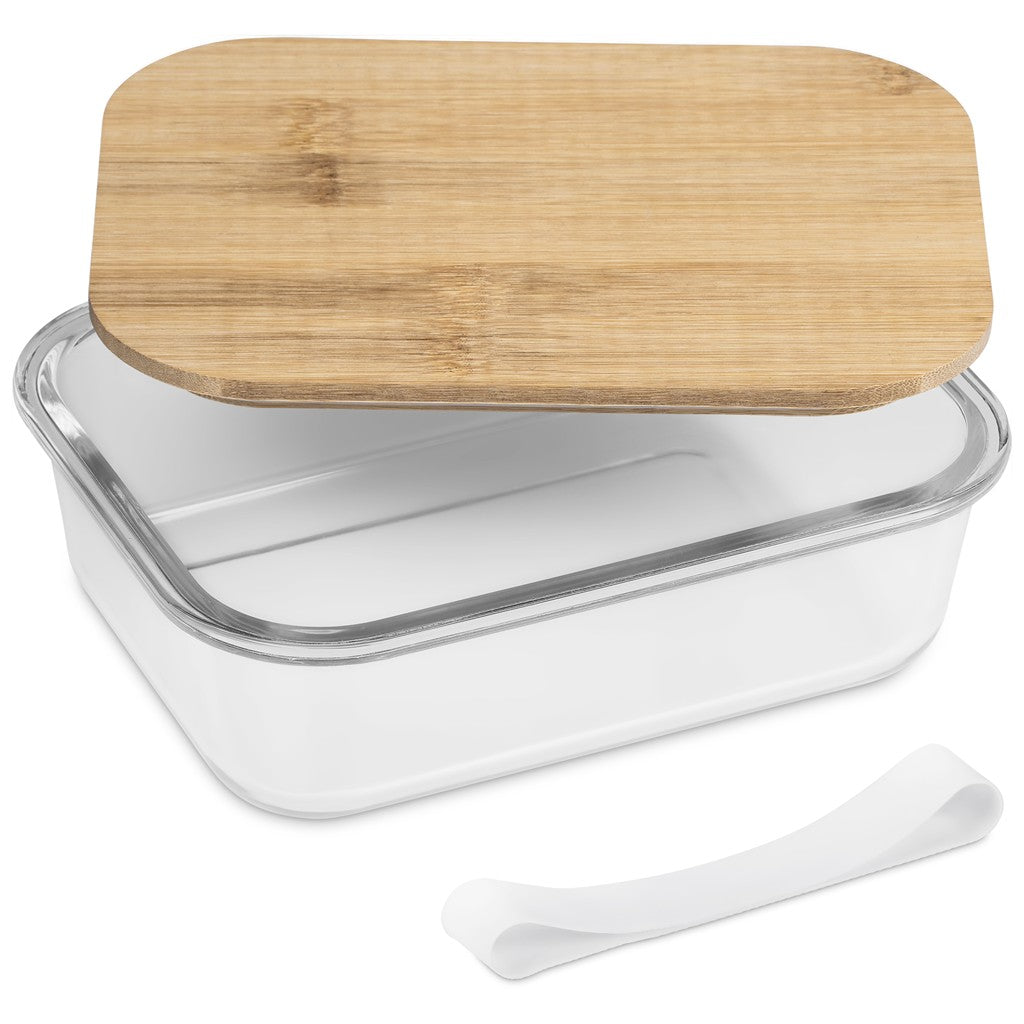 Okiyo Moshi Glass & Bamboo Lunch Box Natural