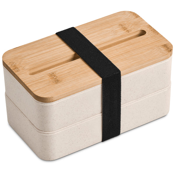 Okiyo Dura Wheat Straw & Bamboo Lunch Box Set