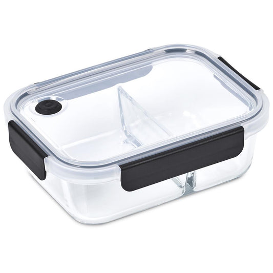 Serendipio Fairford Glass Lunch Box Black