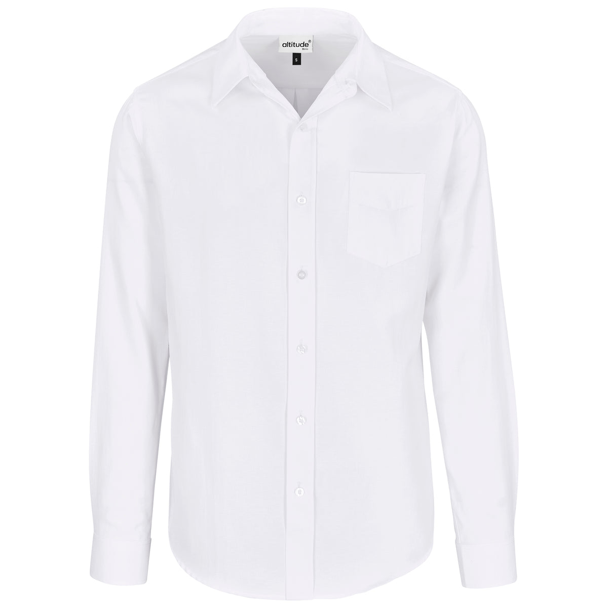 Mens Long Sleeve Oxford Shirt