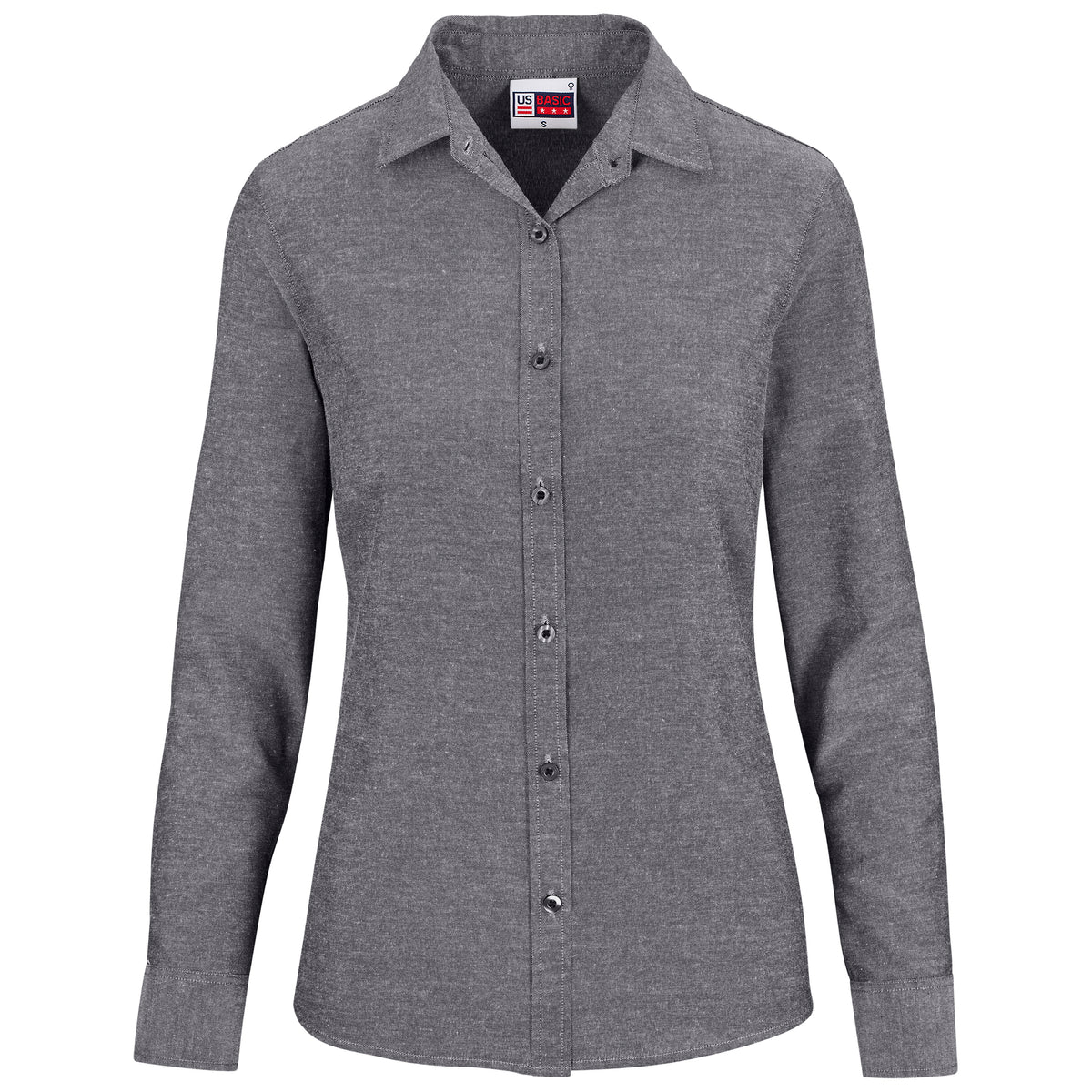 Ladies Long Sleeve Oxford Shirt