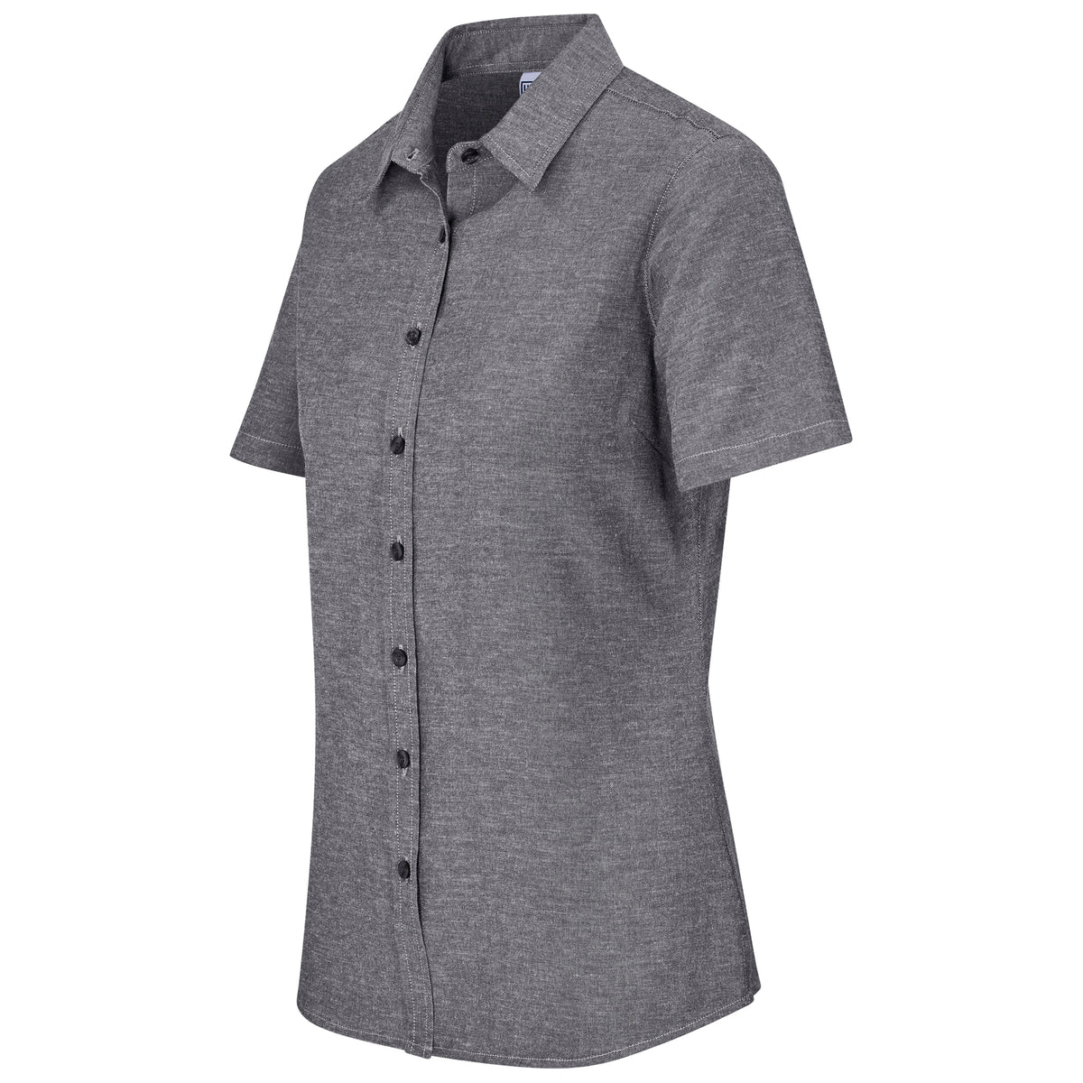 Ladies Short Sleeve Oxford Shirt
