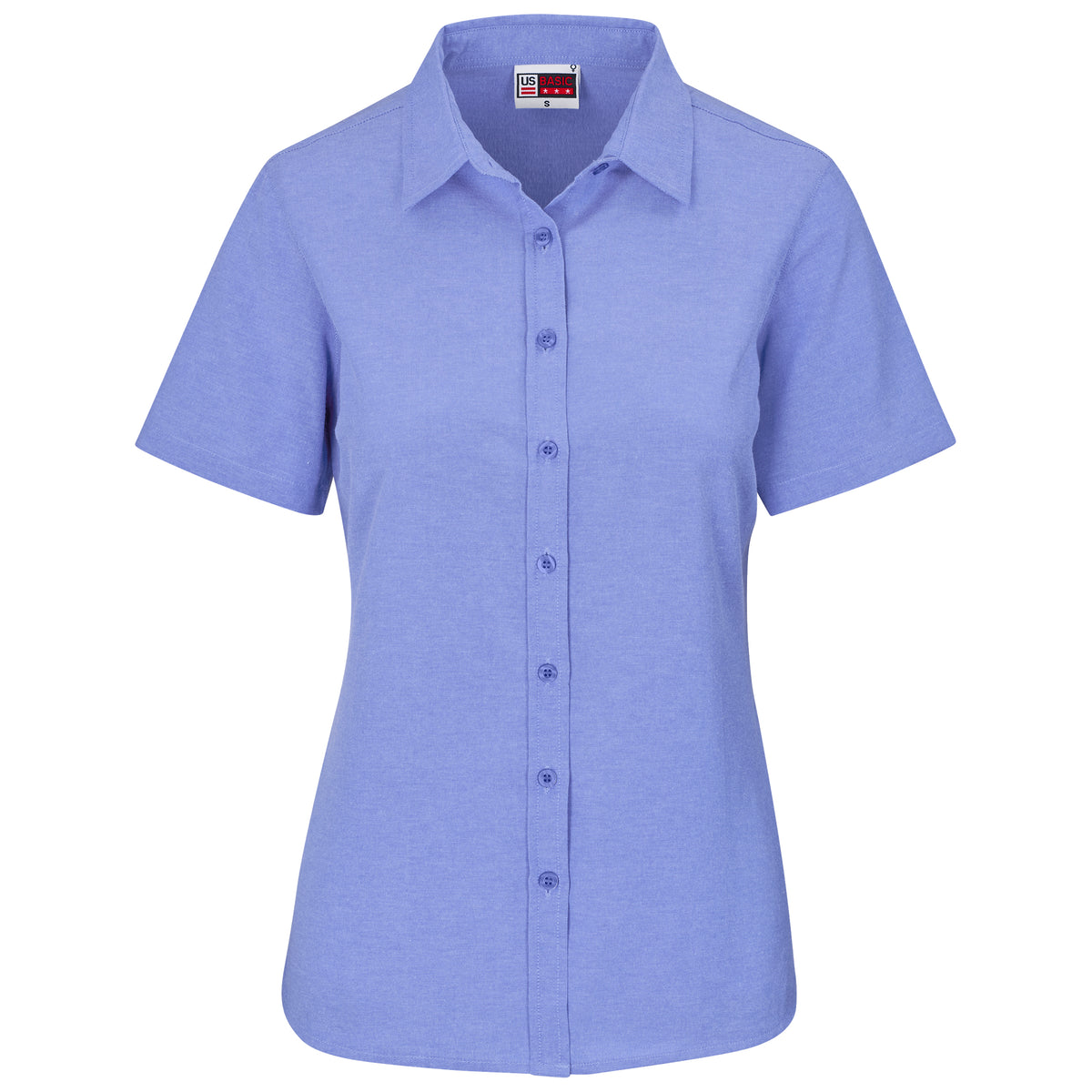 Ladies Short Sleeve Oxford Shirt
