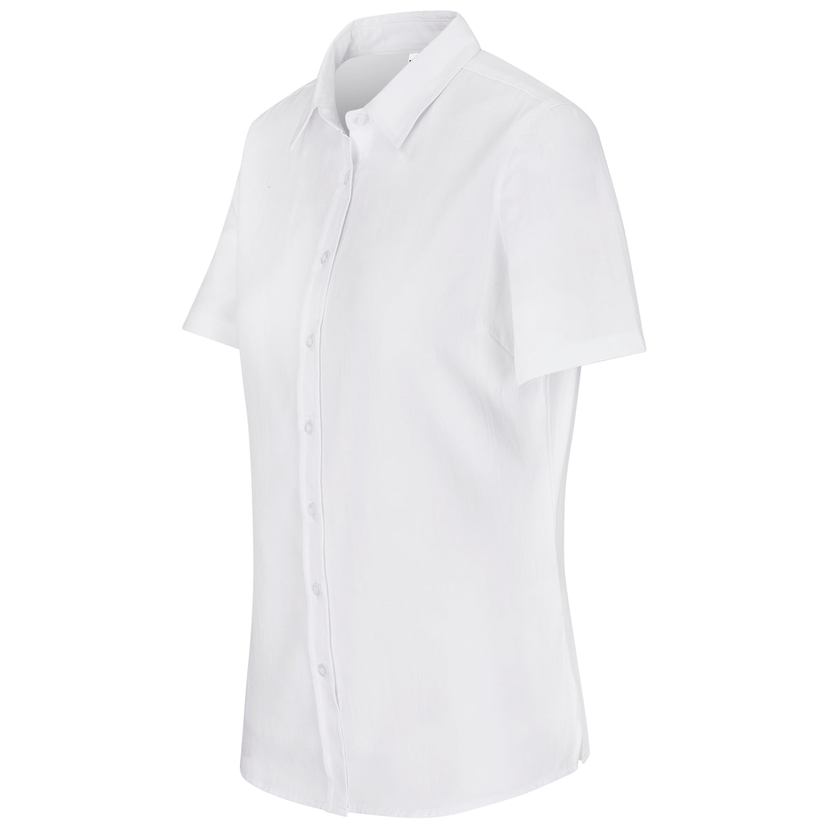 Ladies Short Sleeve Oxford Shirt