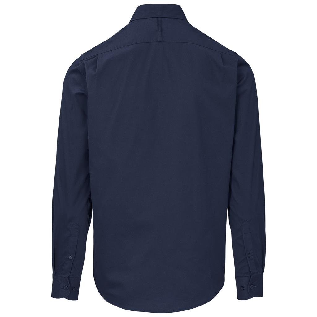Mens Long Sleeve Brushed Cotton Twill Moderna Shirt