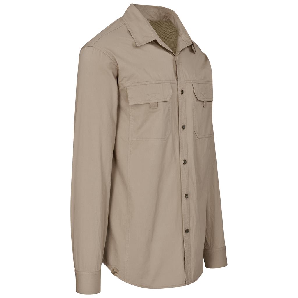 Mens Long Sleeve Mawenzi Twill Shirt