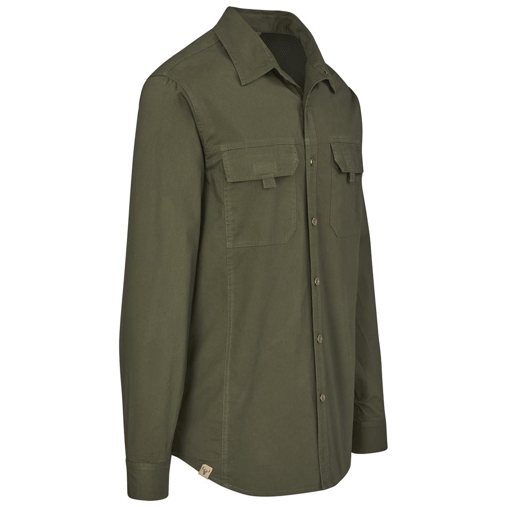 Mens Long Sleeve Mawenzi Twill Shirt