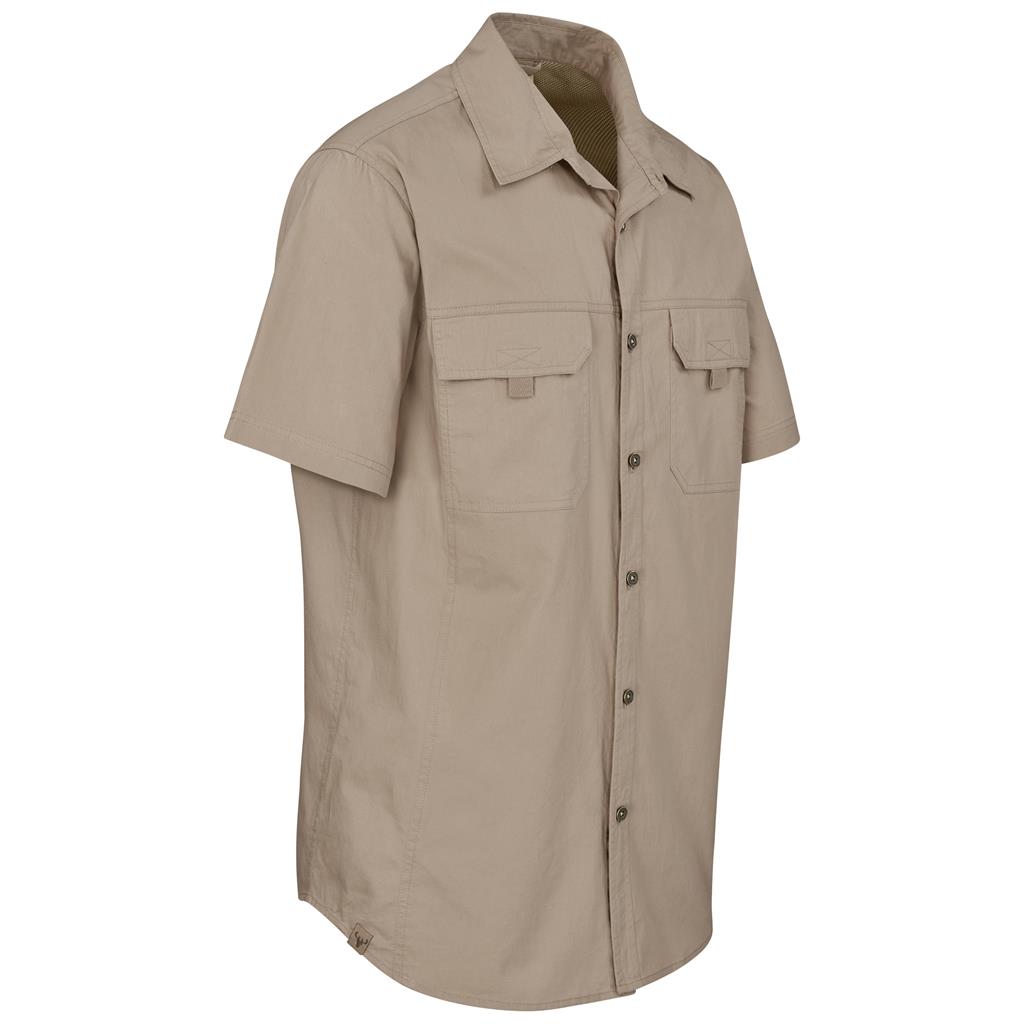 Mens Short Sleeve Mawenzi Twill Shirt