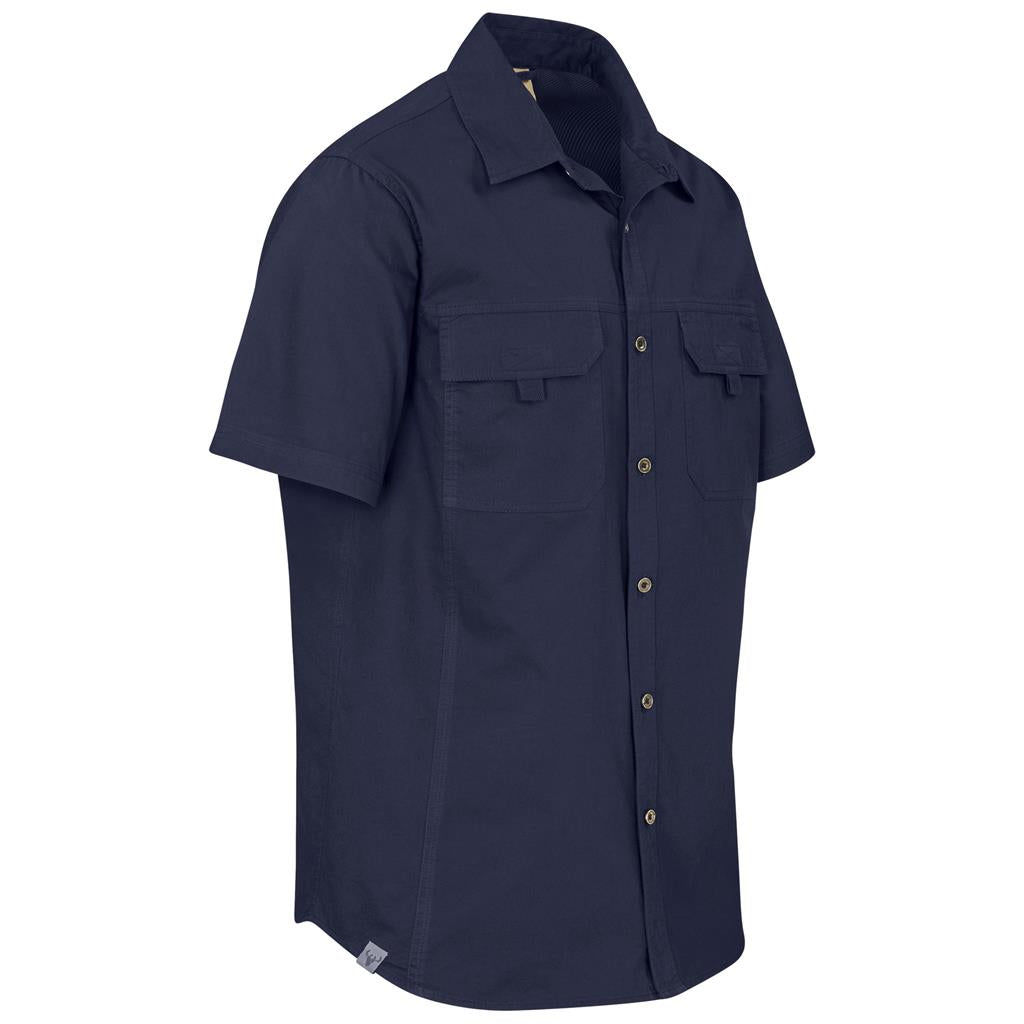 Mens Short Sleeve Mawenzi Twill Shirt