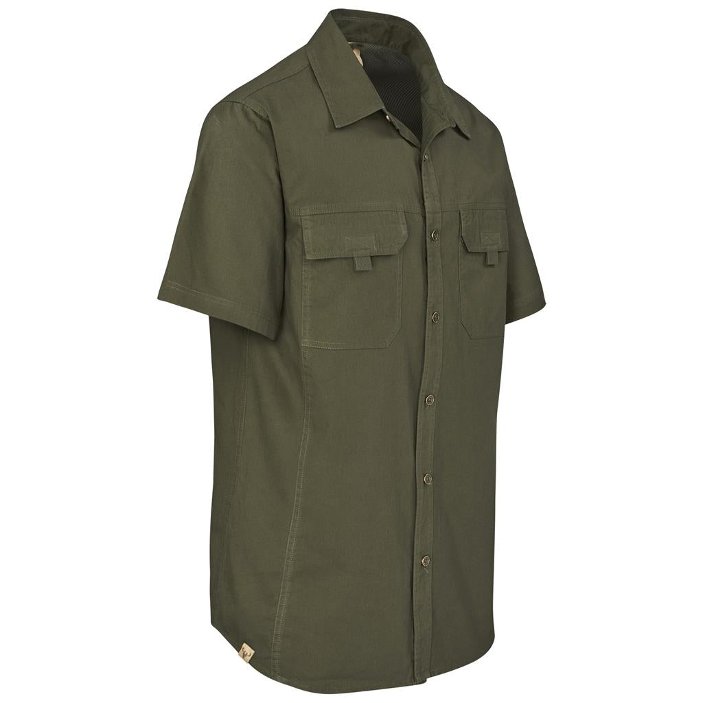 Mens Short Sleeve Mawenzi Twill Shirt
