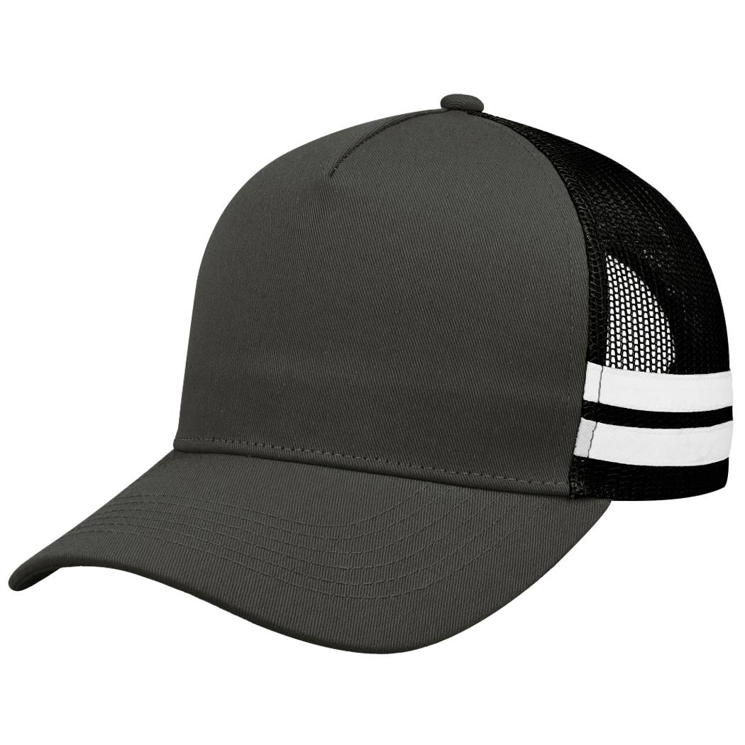 Striped Trucker Cap