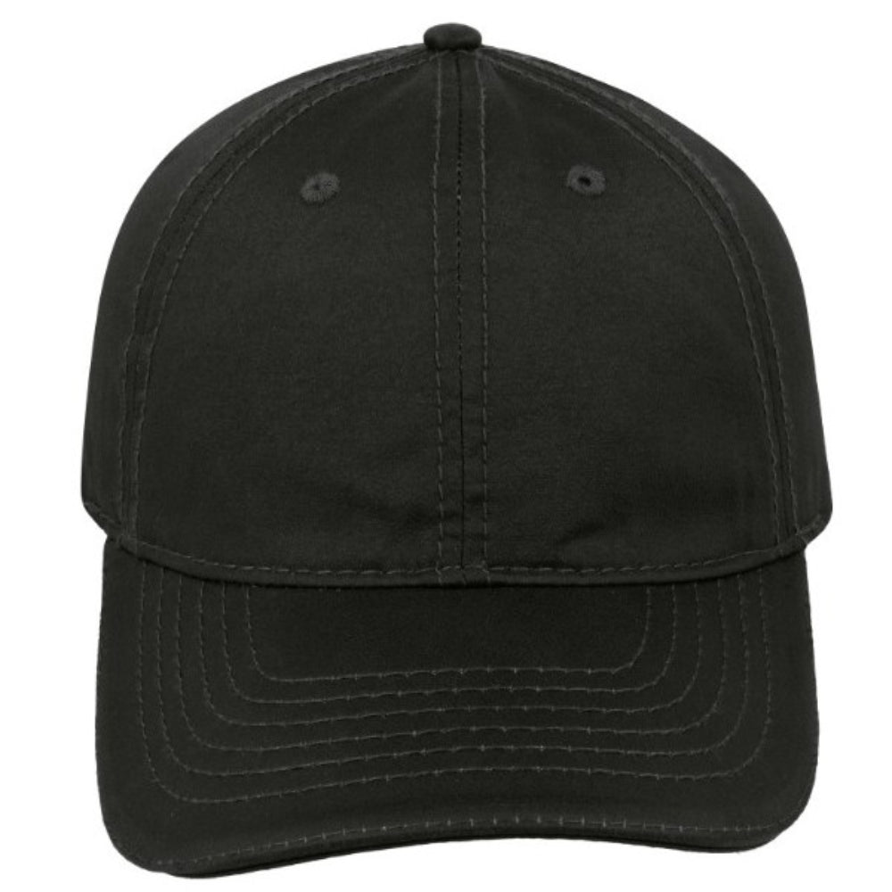 Washed Oil Skin 6P Cap