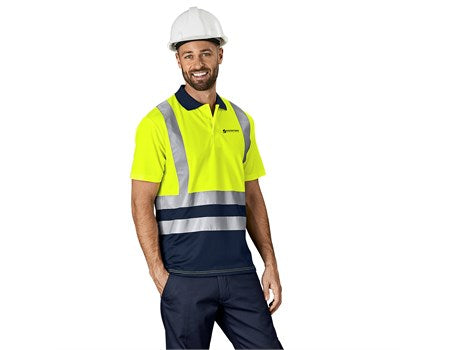 Surveyor Two-Tone Hi-Viz Reflective Golf Shirt