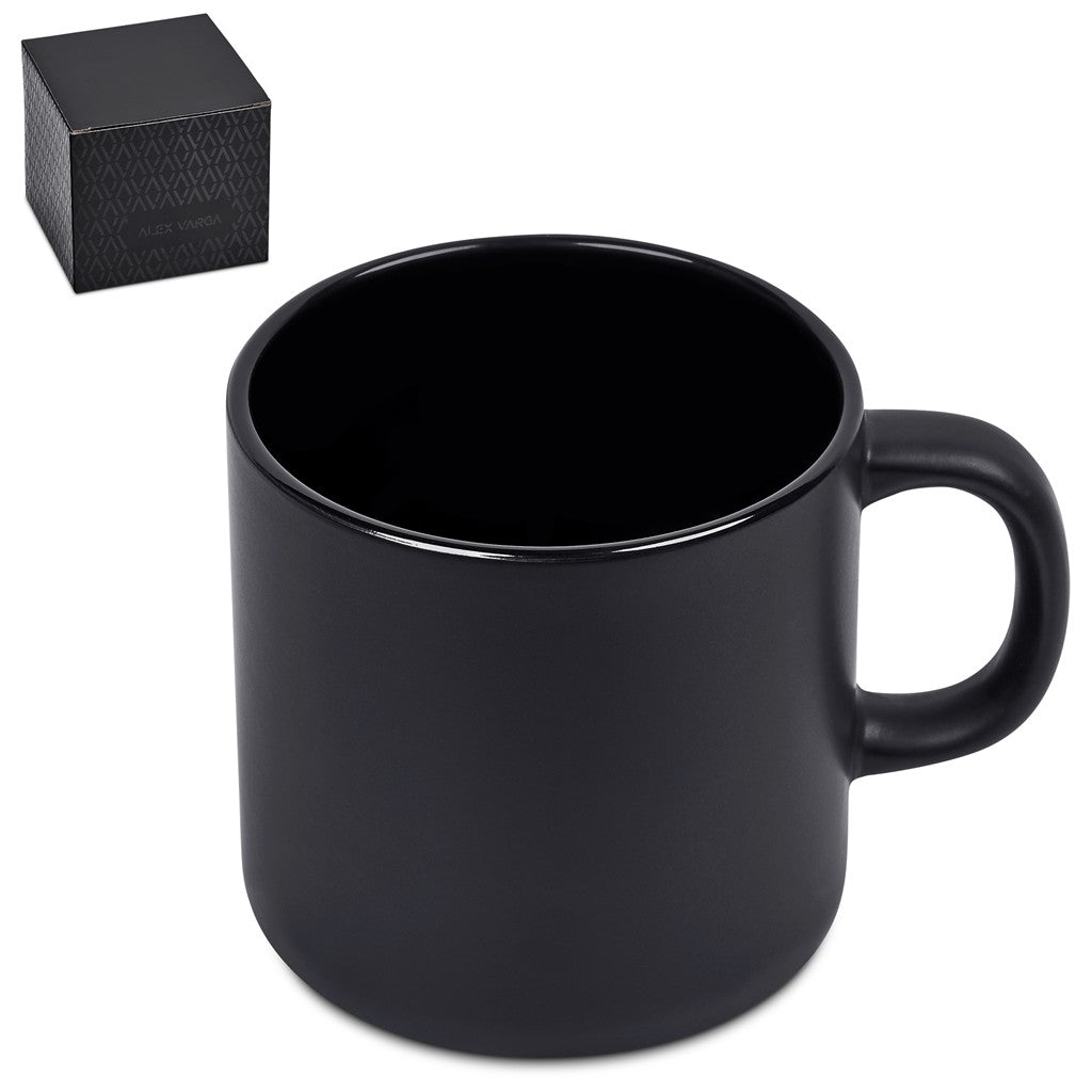 Alex Varga Aletina Ceramic Coffee Mug – 400ml - Black