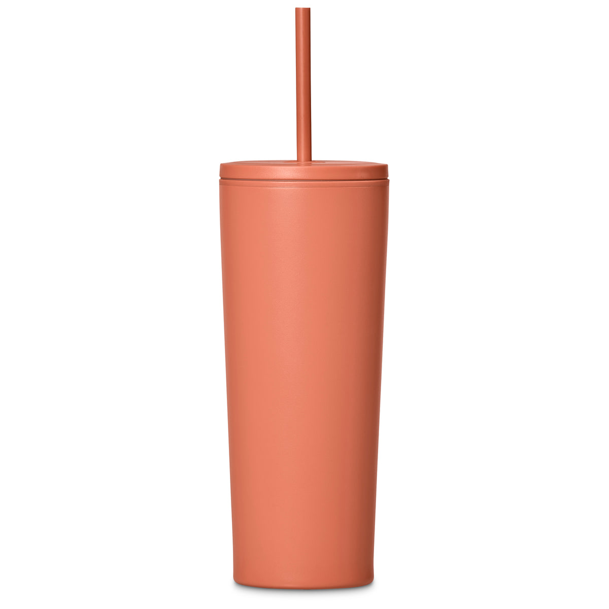 Kooshty Concorde Stainless Steel & Plastic Double-Wall Tumbler & Straw - 720ml