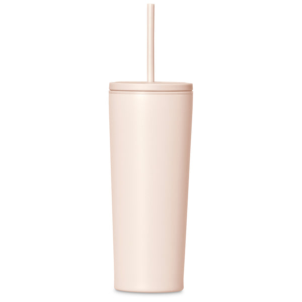 Kooshty Concorde Stainless Steel & Plastic Double-Wall Tumbler & Straw - 720ml