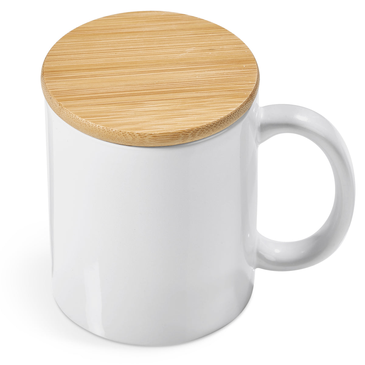 Okiyo Sozo Bamboo & Ceramic Sublimation Coffee Mug - 330ml