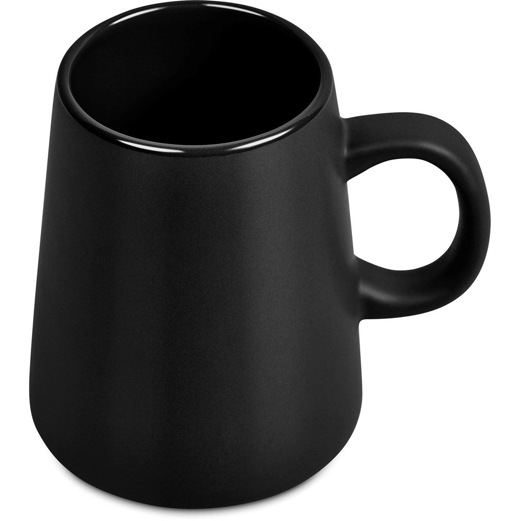 Serendipio Dorset Ceramic Coffee Mug – 400ml - Black