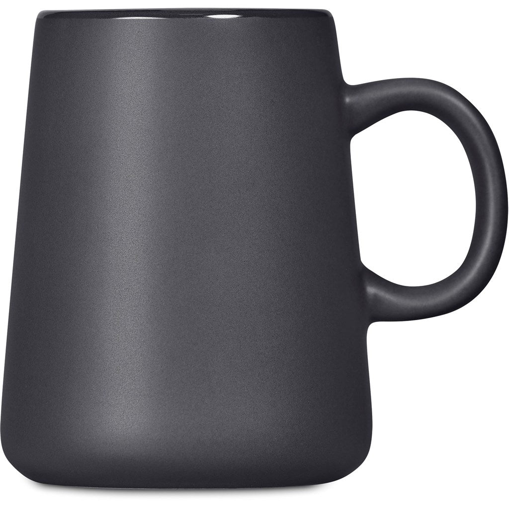 Serendipio Dorset Ceramic Coffee Mug – 400ml - Dark Grey