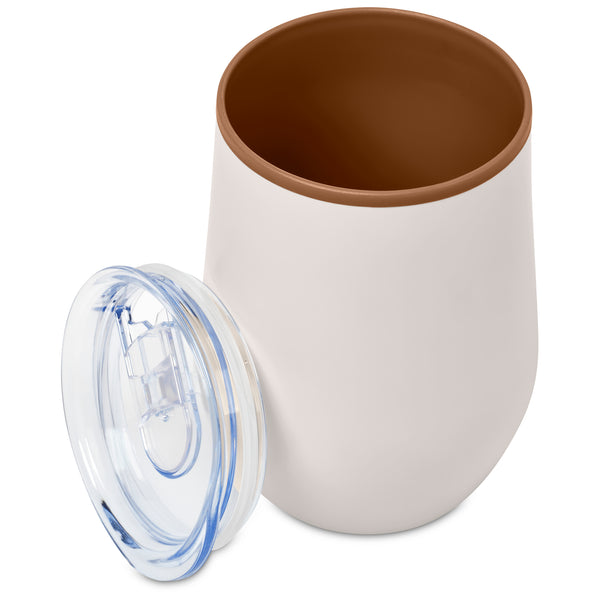 Serendipio Ovolo Stainless Steel & Plastic Double-Wall Tumbler – 350ml