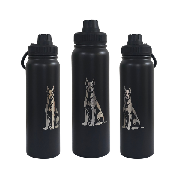 Stainless Steel Water Bottle - 750ml - Doberman