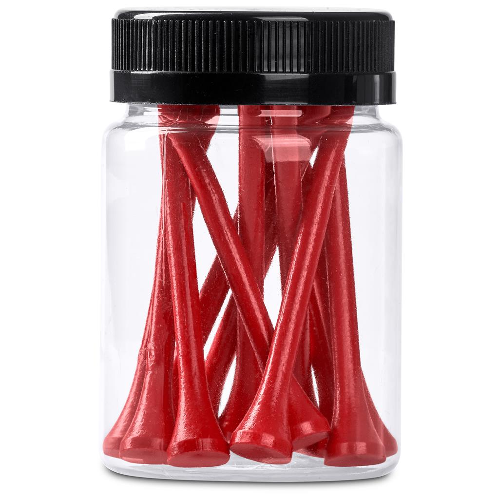 Altitude Swingstart Set of 12 Golf Tees Red