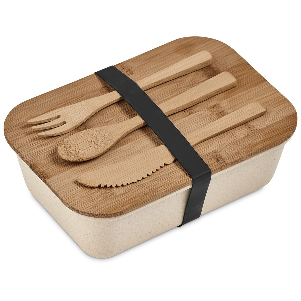 Kooshty Natura Plus Bamboo Fibre Lunch Box Set Natural