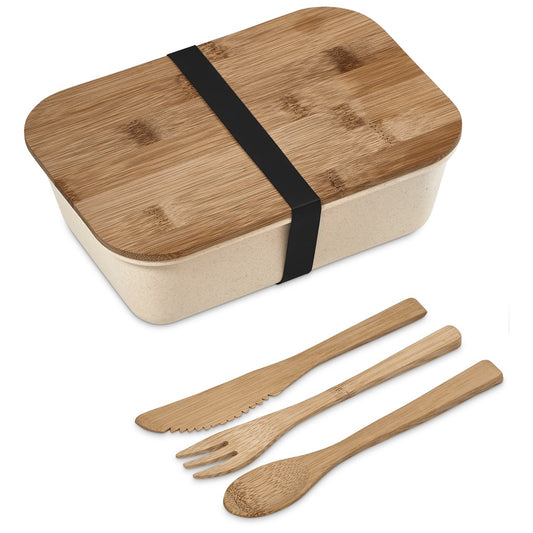 Kooshty Natura Plus Bamboo Fibre Lunch Box Set Natural
